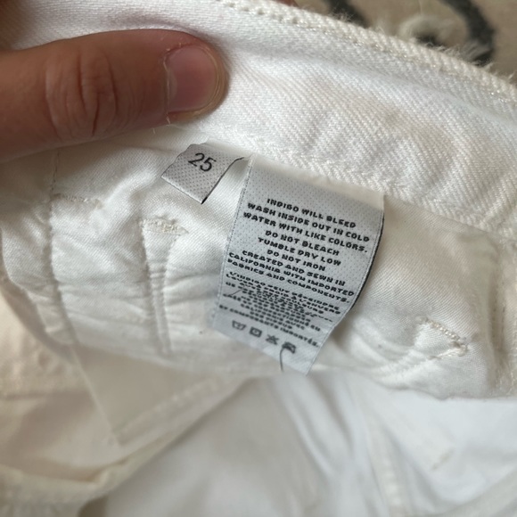 J Brand Ivy white distressed short - run big - Picture 9 of 9